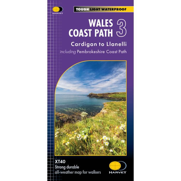 Wales Coast Path Map No 3: Cardigan to Llanelli