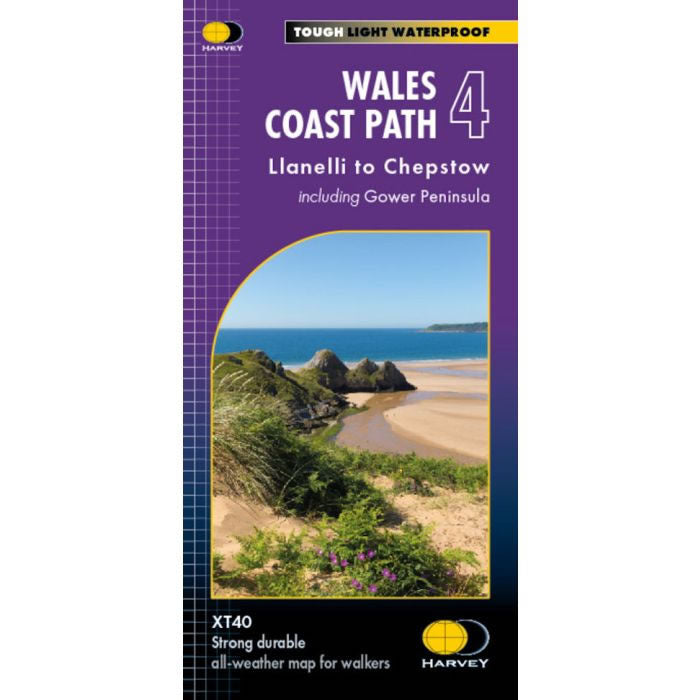 Wales Coast Path Map No 4: Llanelli to Chepstow