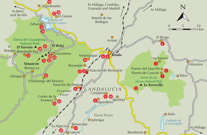 Walking The Mountains of Ronda and Grazalema - overview