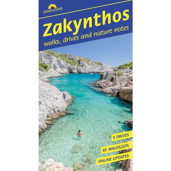 Zakynthos Walks and Drives Guidebook by Sunflower
