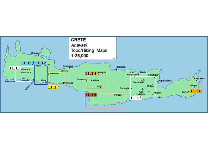 Crete Walking Maps