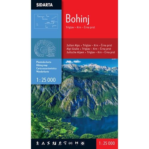 Bohinj Valley Walking Map