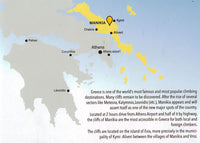 Climbing in Manikia Guidebook - Location Map