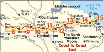 Footprint Coast to Coast Map, Part 2 - East - Area covered