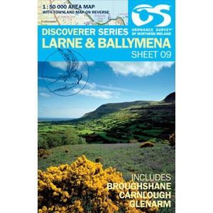 Irish Discoverer Map 9,  Larne