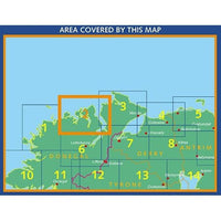 Irish Discovery Map 2, Donegal - North and Centre - Area overview