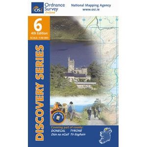 Irish Discovery Map 6, Donegal  - Centre, and Tyrone