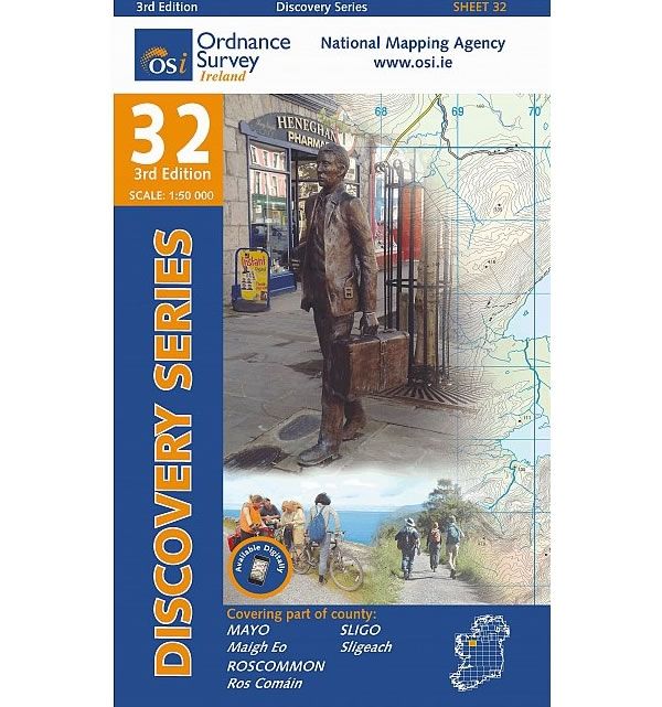 Irish Discovery Map 32, Mayo, Sligo and Roscommon