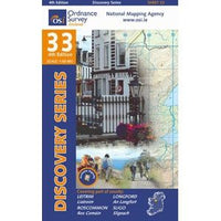 Irish Discovery Map 33, Leitrim, Longford, Roscommon and Sligo