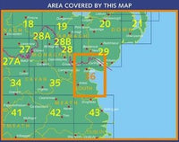 Irish Discovery Map 36, Armagh, Down, Louth, Meath and Monaghan - Area covered