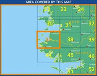 Irish Discovery Map 37, Mayo and Galway - Area covered