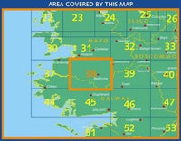 Irish Discovery Map 38, Galway and Mayo - Area covered