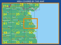 Irish Discovery Map 43, Dublin, Meath and Louth - Area covered