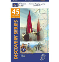 Irish Discovery Map 45, Galway - Central