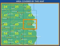 Irish Discovery Map 50, Dublin, Kildare, Meath and Wicklow - Area covered
