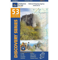 Irish Discovery Map 53, Clare, Galway, Offaly and Tipperary