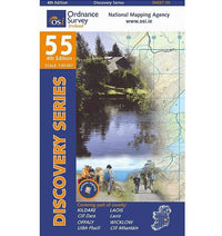 Irish Discovery Map 55, Kildare, Laois, Offaly and Wicklow