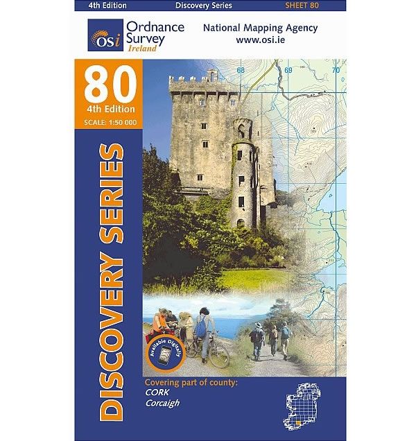 Irish Discovery Map 80, Central Cork