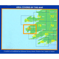 Irish Discovery Map 83, Kerry - South West - Area Covered