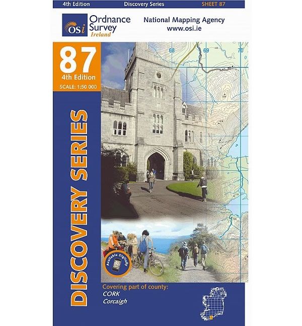 Irish Discovery Map 87, Cork including Cork City