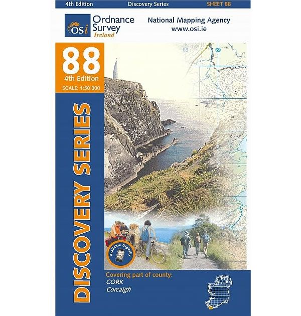 Irish Discovery Map 88, Cork - South West