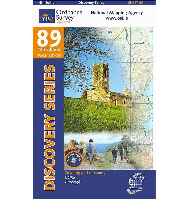 Irish Discovery Map 89, Southern Cork