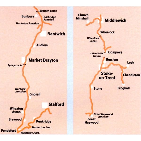 Four Counties Ring Heron Map - area covered