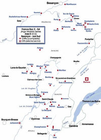 France East Roc 2 Guidebook - Area D - Southern Jura region, near the cities of Besancon and Lons-le-Saunier, close to the Swiss border