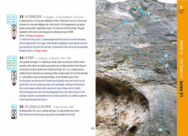 Freyr Sport Climbing Guidebook - example page - 4