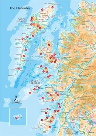 The Hebrides Walking Guidebook - overview