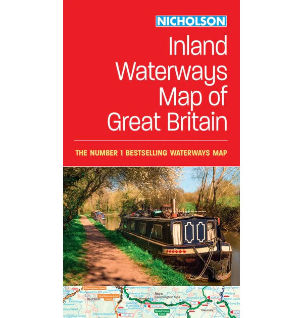 Nicholson Inland Waterways Map of Great Britain