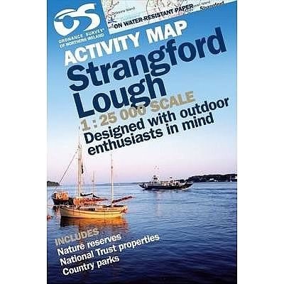 Irish Activity Map - Strangford Lough,Irish Activity Map - Strangford Lough - Rear cover