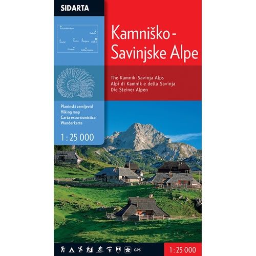 Kamnik-Savinja Alps Walking Map