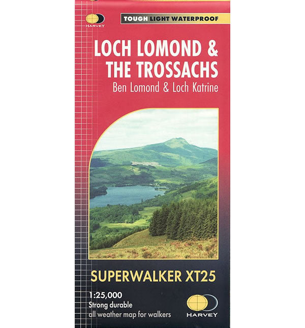 Loch  Lomond and The Trossachs XT25 Map
