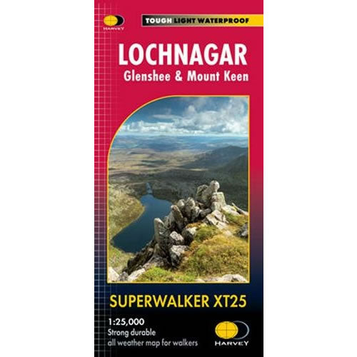 Lochnagar, Glenshee and Mount Keen Superwalker Map