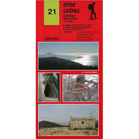 Lošinj Island Walking Map [21]