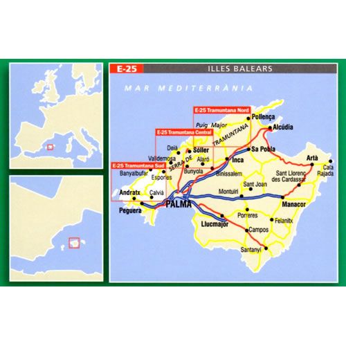 Tramuntana South Mountain Map general overview