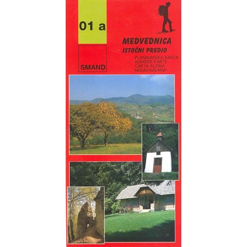 Medvednica Nature Park Northeast Walking Map [01a]