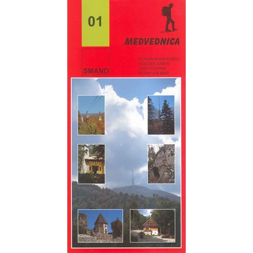 Medvednica Nature Park Southwest Walking Map [01]