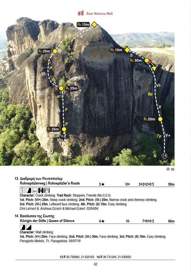 Meteora Best of the Classics Guidebook - Example page