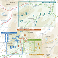 Moelwynion and Cwm Lledr Rock Climbing Guidebook - Area Covered