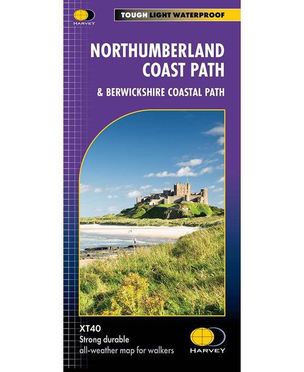 Northumberland Coast Path XT40 Harvey Map