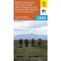 OS Explorer Map OL13 - Brecon Beacons National Park - Eastern area