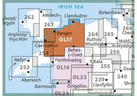 OS Explorer Map OL17 - Snowdon and Conwy Valley - surrounding area