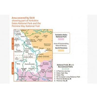 OS Explorer Map OL19 - Howgill Fells and Upper Eden Valley - area covered