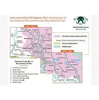 OS Explorer Map OL02 - Yorkshire Dales - Southern and Western areas - area covered,OS Explorer Map OL02 - Yorkshire Dales - Southern and Western areas - surrounding area,OS Explorer Map OL02 - Yorkshire Dales - Southern and Western areas,OS Explorer Map O