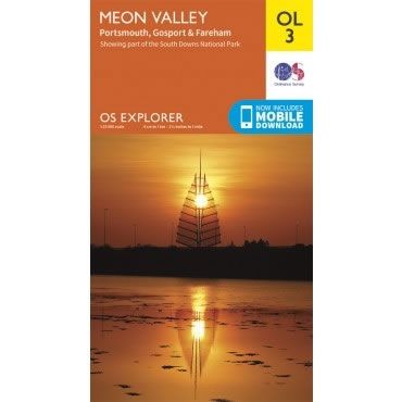 OS Explorer Map OL03 - Meon Valley, Portsmouth, Gosport and Fareham