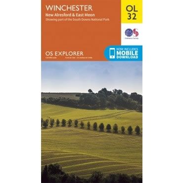 OS Explorer Map OL32 - Winchester, New Alresford and East Meon