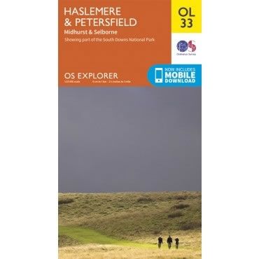 OS Explorer Map OL33 - Haslemere and Petersfield