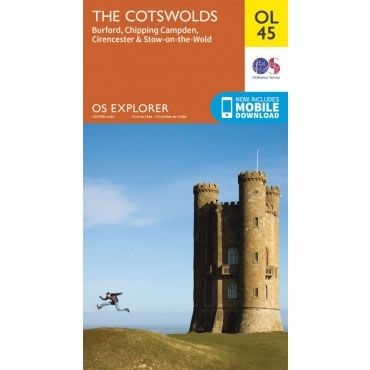 OS Explorer Map OL45 - The Cotswolds